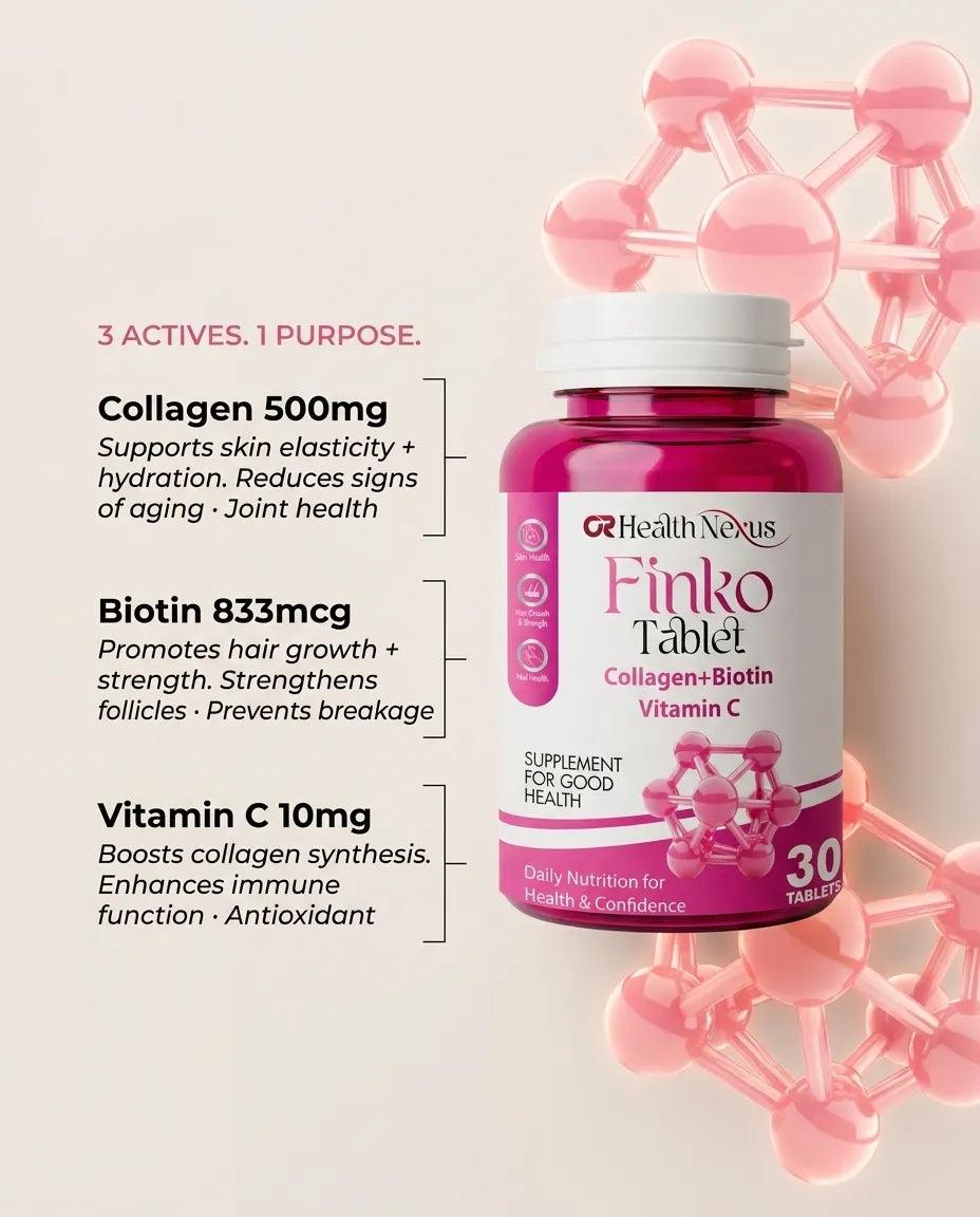 Finko Tablet – Collagen, Biotin & Vitamin C